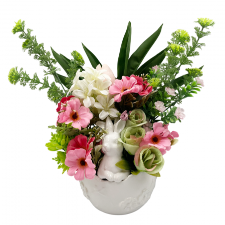 Flori Artificiale - Aranjament floral in ghiveci SALOMEE