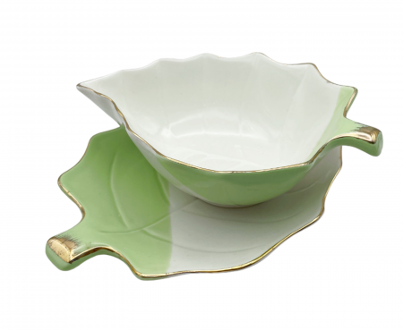 Set Platou & Bol servire DELICE, Verde [5]