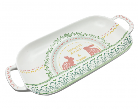 Platou cu manere ROMANTIC GARDEN, 37x17cm [2]