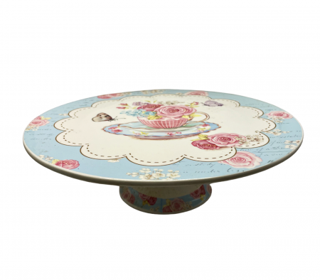 Platou pentru tort ROSES, Bleu, 29cm [2]