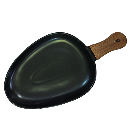 Platou cu maner RUBEN, Negru, 17x34cm [2]