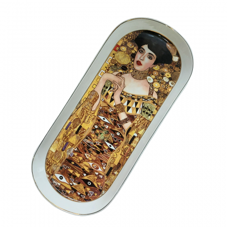 SERVIREA MESEI - Platou KLIMT - ADELE 34x15cm, Portelan