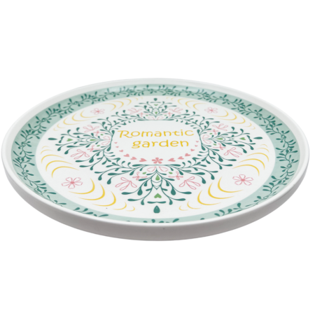 Platou ceramic rotund ROMANTIC GARDEN [1]