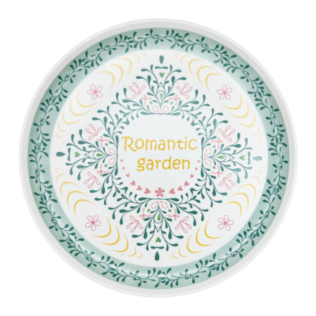 Platouri & Tavi - Platou ceramic rotund ROMANTIC GARDEN