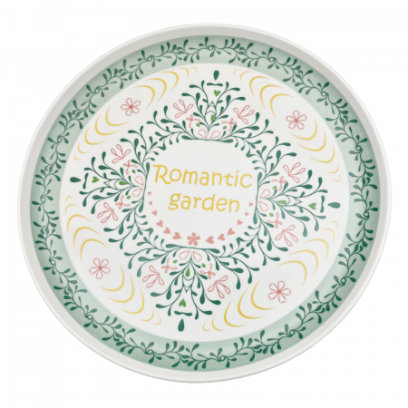 De Sezon - Platou rotund ROMANTIC GARDEN, 25cm