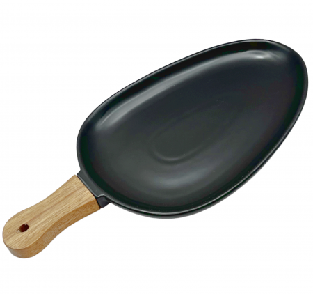 Platou cu maner RUBEN, Negru, 17x34cm [1]