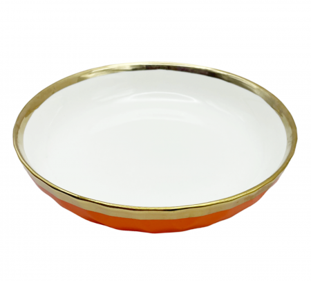 Bol servire HERMES, Alb, 20cm, Portelan [1]
