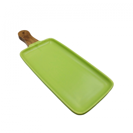 Platou cu maner RUBEN, Verde, 11x31cm [1]