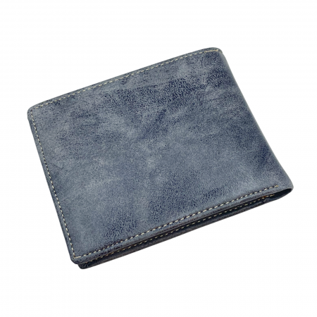 Portofel barbati ALEJANDRO 12x10cm, Gri, Piele Naturala [3]