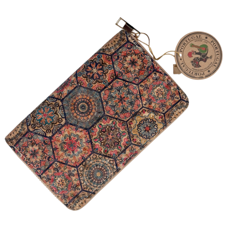 Portofele Dama - Portofel Compact din Pluta BEATRIZ cu motive orientale