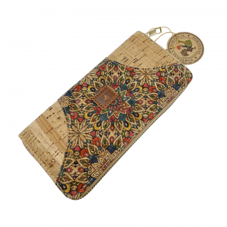 Portofele Dama - Portofel compact din pluta ZAZU, 19cm