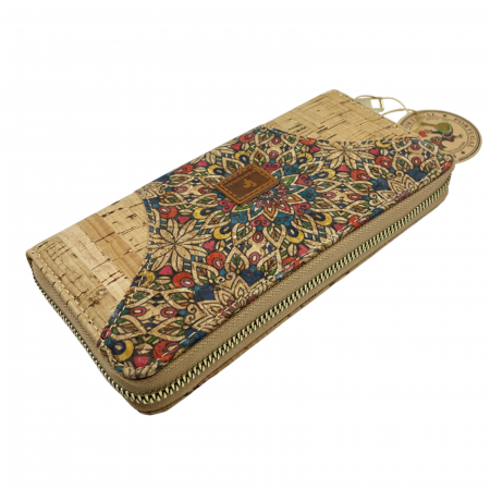 Portofel compact din pluta ZAZU, 19cm [1]