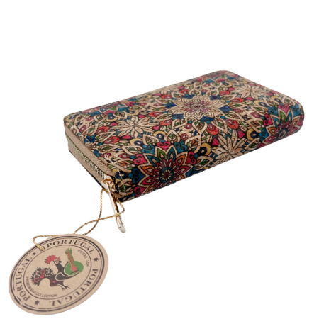 Portofel Compact din Pluta ZAZU cu motive orientale [2]