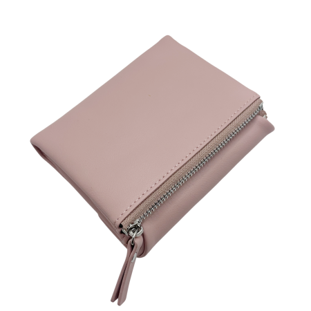 Portofel damă compact LUNA compartimentat - Roz - 13 cm [1]