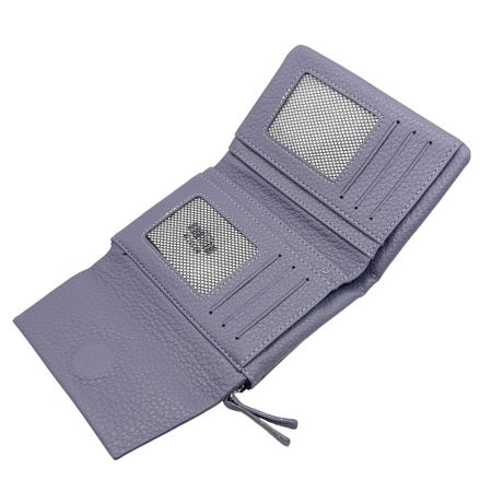 Portofel damă compact NOVA compartimentat - Mov lila - 13 cm [2]