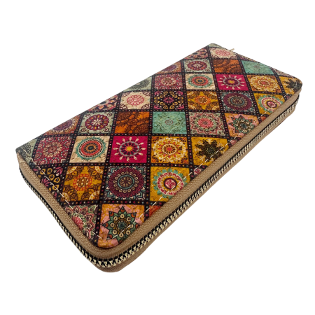 Portofel Damă UNIVERSE cu Fermoar – Model Oriental Multicolor [1]