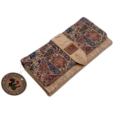 Portofele Dama - Portofel din pluta cu capsa MARCIA, 19cm