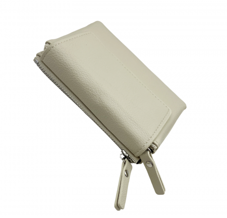 Portofel plic SOPHIE, Alb ivoire, 13cm [1]
