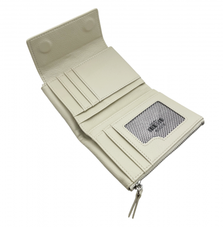 Portofel plic SOPHIE, Alb ivoire, 13cm [2]