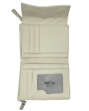 Portofel plic SOPHIE, Alb ivoire, 13cm [4]