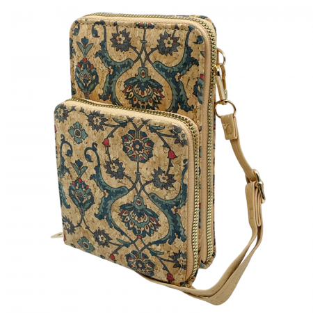 Genti & Rucsacuri - Portofel pluta tip Geanta crossbody REINA, Cu 2 fermoare
