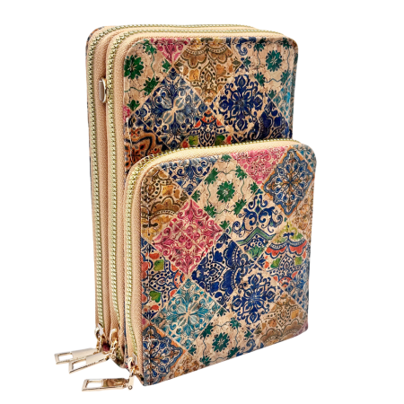 Portofel Pluta tip Geanta Crossbody ARACELY - Cu 3 fermoare [2]