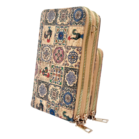 Portofel pluta tip Geanta crossbody GARBINE - Cu 3 fermoare [3]