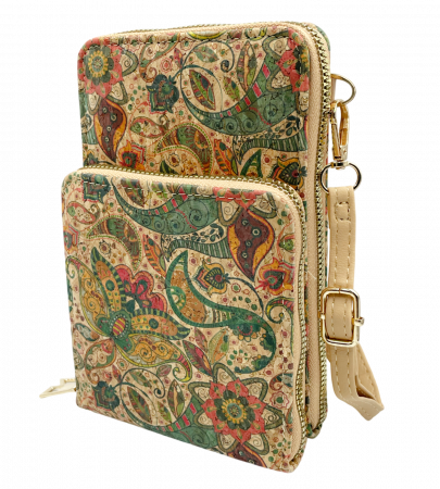 Portofel pluta tip Geanta crossbody ISABEL, Cu 2 fermoare [1]