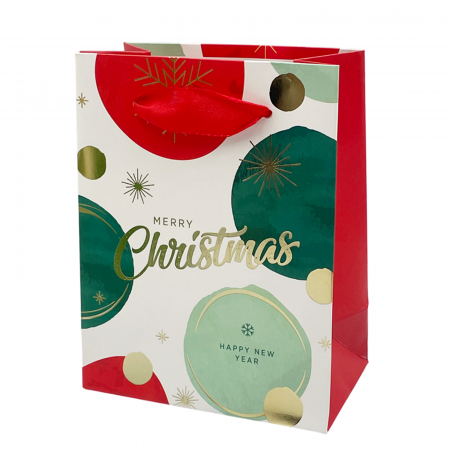 CRACIUN MAGIC - Punga cadou Craciun MAGIC CHRISTMAS, 12x16cm