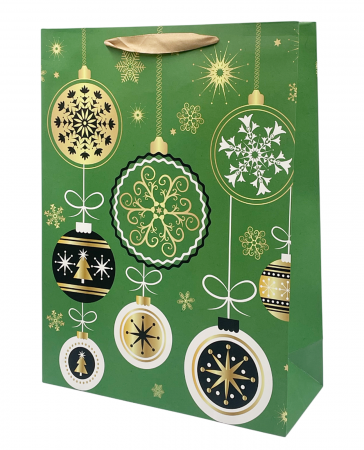 FELICITARI, CUTII SI PUNGI DE CADOU - Punga cadou Craciun XMAS, 30x40cm