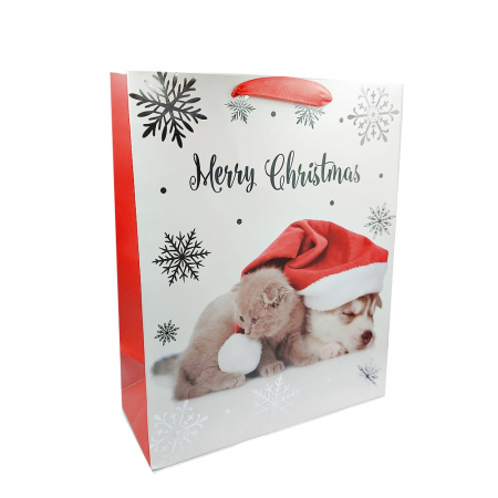 Punga cadou Craciun FRIENDS JOY, 26x32cm [1]
