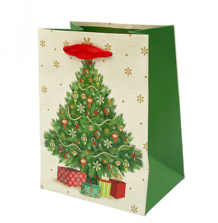 CRACIUN MAGIC - Punga cadou Craciun MAGIC TREE, 12x16cm