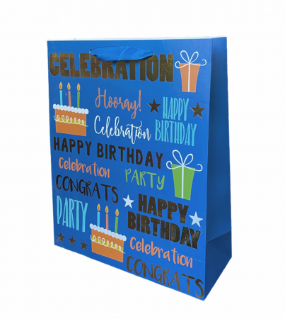 Punga cadou HAPPY BIRTHDAY, 26x33cm [1]