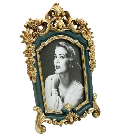 Rama Foto Vintage 10x15cm ROYAL, Verde/ Auriu [1]