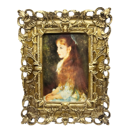 Ramă foto aurie cu motive ornamentale LEONARDO [0]