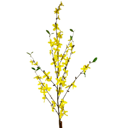 Ramura artificiala cu flori galbene FORSYTHIA, 100cm [4]
