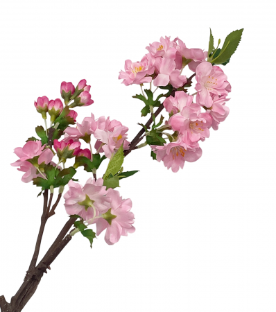 Ramura cu Flori artificiale BEAUTY, Roz, 45cm