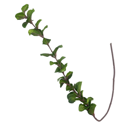 Flori Artificiale - Ramura cu frunze verzi artificiale GENE, 85cm