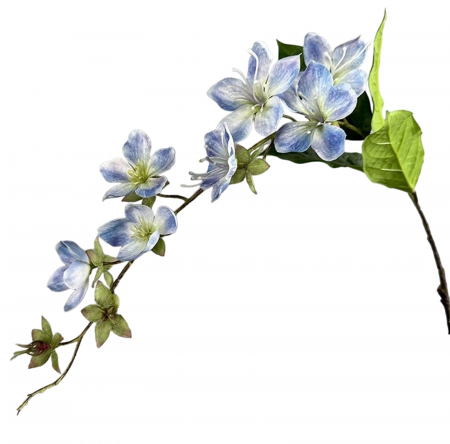 Flori Artificiale - Iasomie artificiala JASMINE, Bleu violet, 80cm