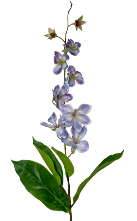 Iasomie artificiala JASMINE, Bleu violet, 80cm [4]