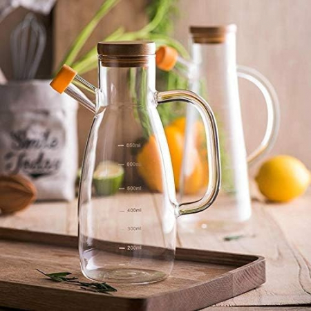 Sticla pentru ulei sau otet LOKI, 1000ml, Sticla borosilicata [2]