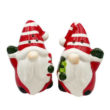 SERVIRE & DECORARE MASA CRACIUN - Set solnițe Crăciun - pentru sare și piper - MOSSY