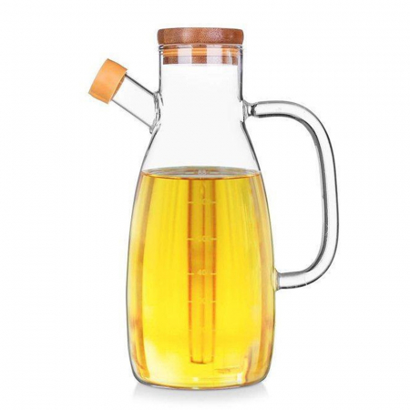 Sticla pentru ulei sau otet LOKI, 1000ml, Sticla borosilicata [1]