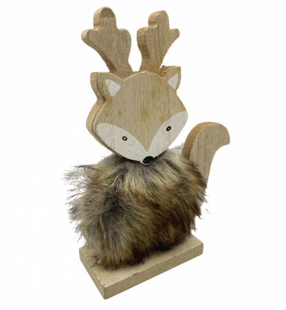 FIGURINE & PLUSURI - Ren decorativ FLUFFY, 8x16cm