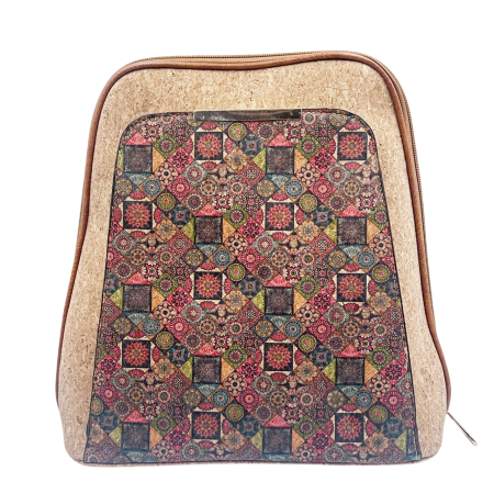 ACCESORII FEMEI - Rucsac - Geanta din Pluta FARO cu model mozaic