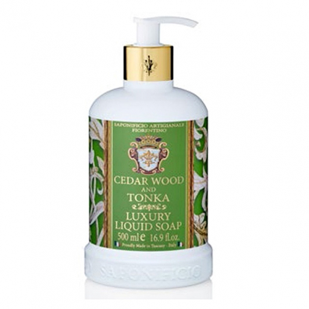 SAPUNURI ITALIA - Sapun lichid CEDRU & TONKA, 500ml