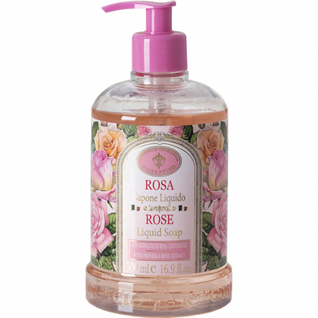 SAPUNURI ITALIA - Sapun lichid TRANDAFIR, 500ml