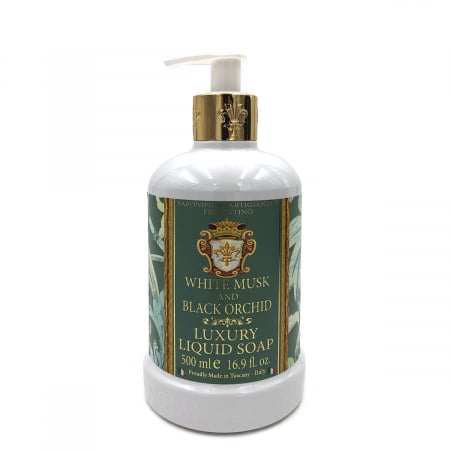 SAPUNURI ITALIA - Sapun lichid MOSC ALB & ORHIDEE, 500ml