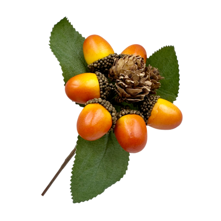 De Sezon - Crenguta cu Ghinde decorative JACKIE, 13cm