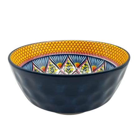Bol servire CAPRI, Albastru/ Galben, 16x7.5cm [1]